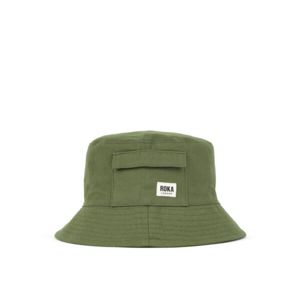 Roka Recycled Organic Cotton Bucket Hat Green