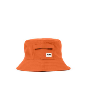 Roka Recycled Organic Cotton Bucket Hat Orange