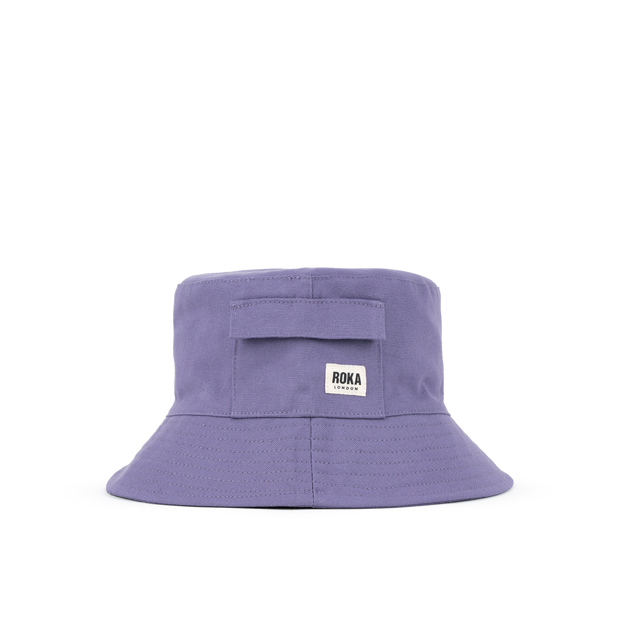 Roka Recycled Organic Cotton Bucket Hat Purple