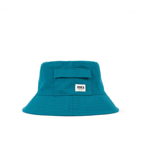 Roka Bucket Recycled Cotton Hat-Teal