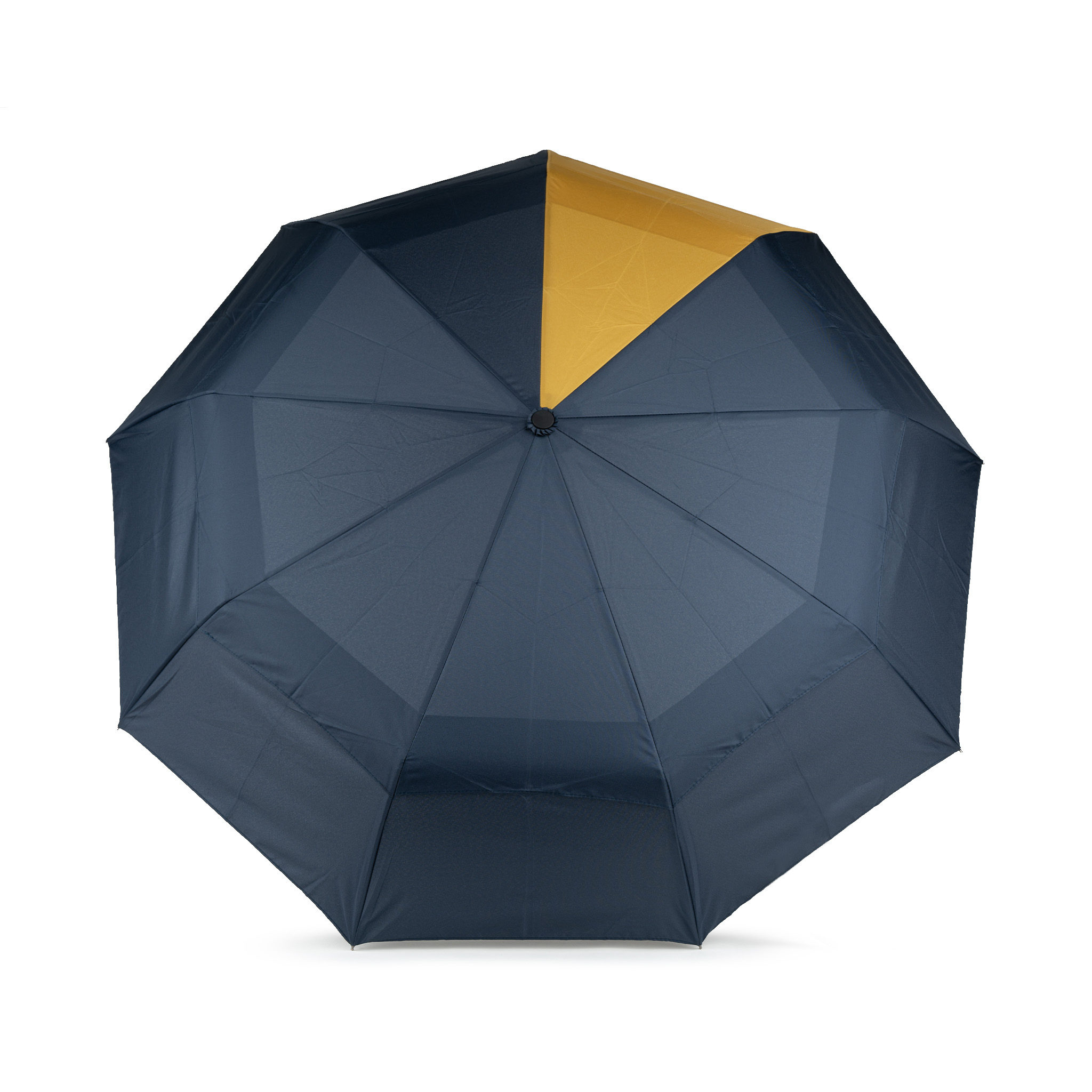 Roka Umbrellas Recycled Nylon two-tone-Black Yellow