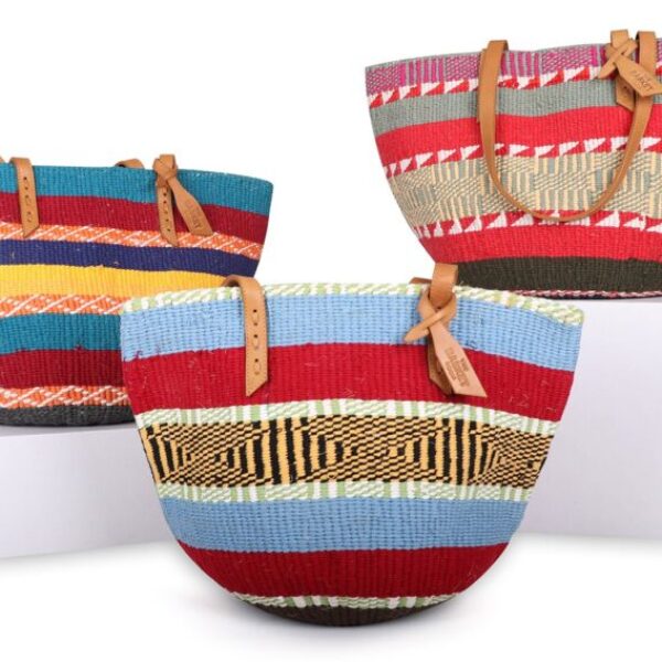 Kenyan Kiondo Knitted Handwoven Bags