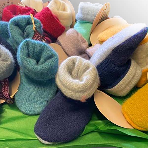 Cashmere Baby Booties - Assorted Colors