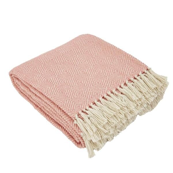 Coral Recycled Plastic Bottle Blanket