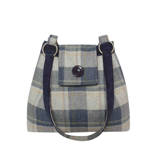 Loch Tweed Ava Blue Handbag