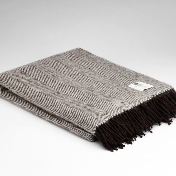 Pure New wool Throw -McNutt of Donegal