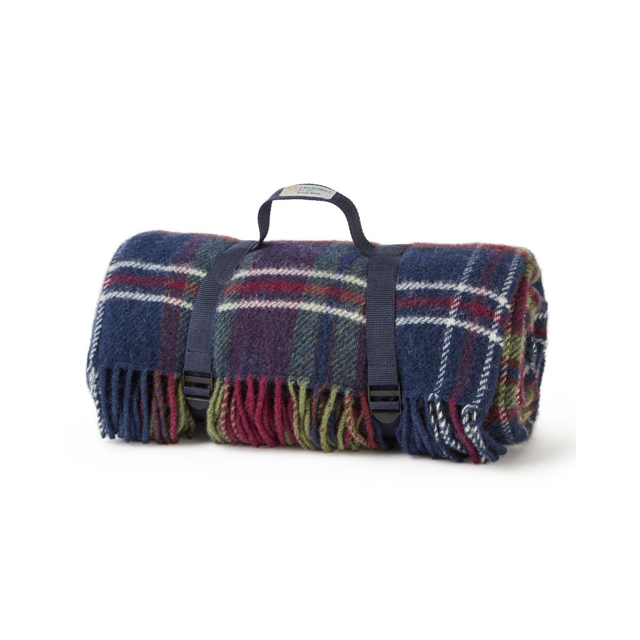 British Polo Family Sized Wool Check Picnic Rug