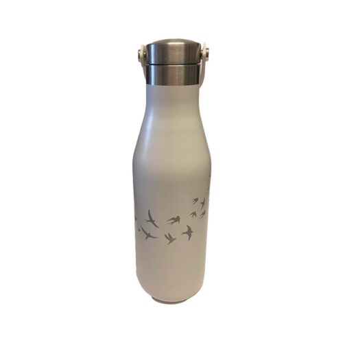 Ohelo Water Bottle White Swallow