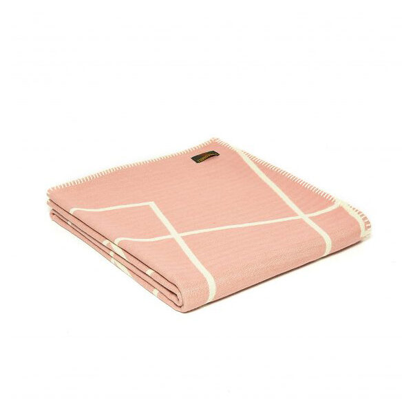 Sugar Pink Organic Cotton Throw