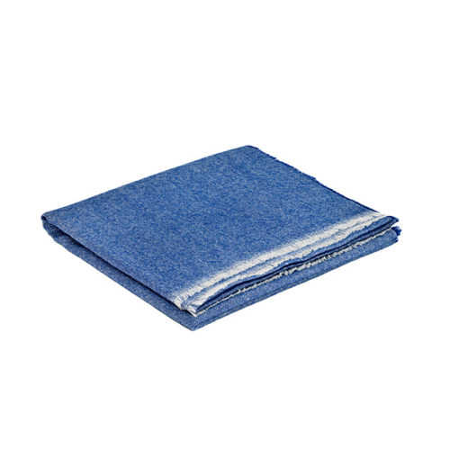 Royal Blue Cashmere and Merino Wool Lightweight Scarf