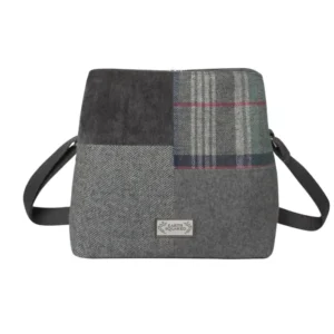 Tweed Logan Earth Squared Shoulder Bag