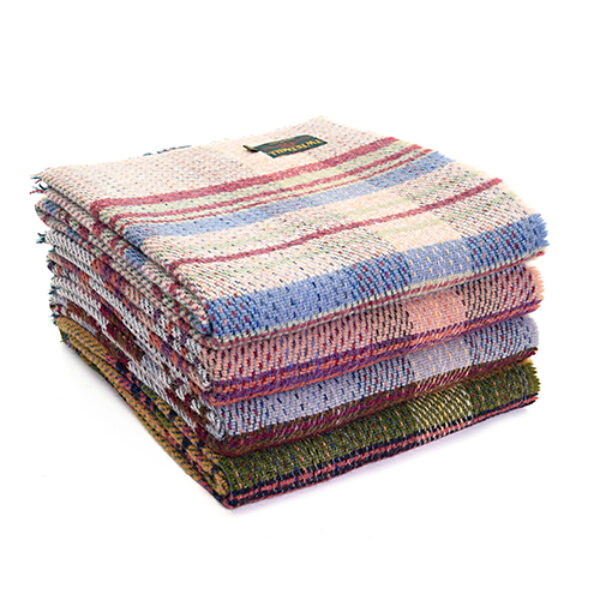 Recycled Wool Blanket Assorted Colors
