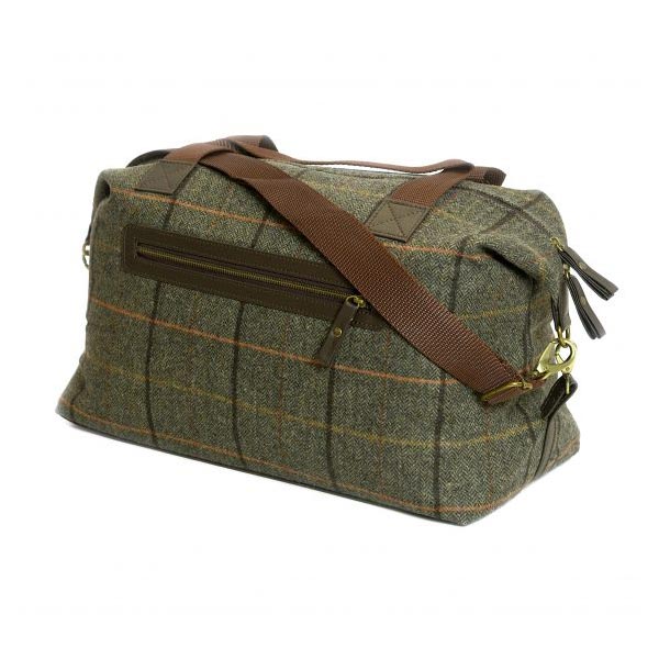 Weekender Green Wool Travel Bag